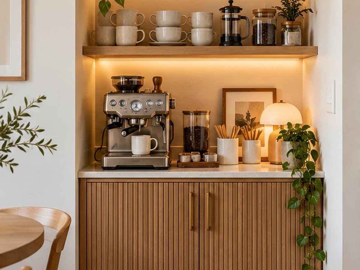 Small Coffee Nook Ideas for Apartments