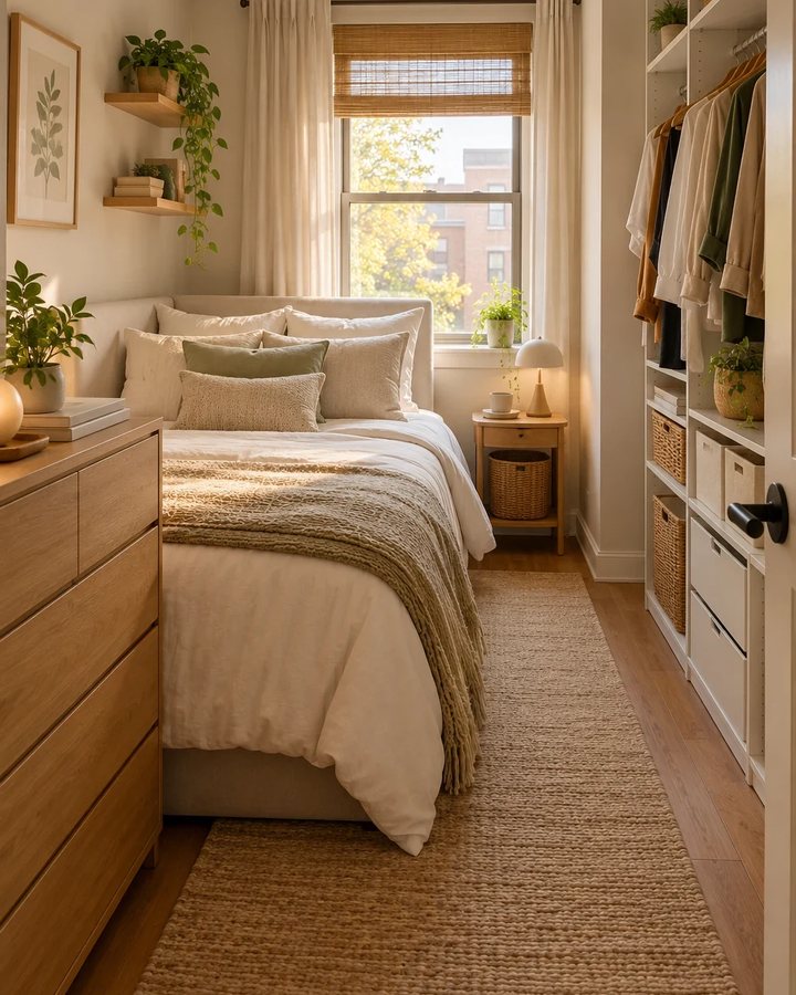 Small Bedroom Storage System