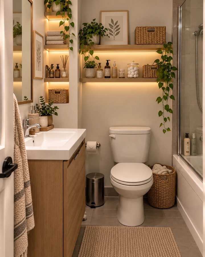 Small Bathroom Storage Ideas for Apartments