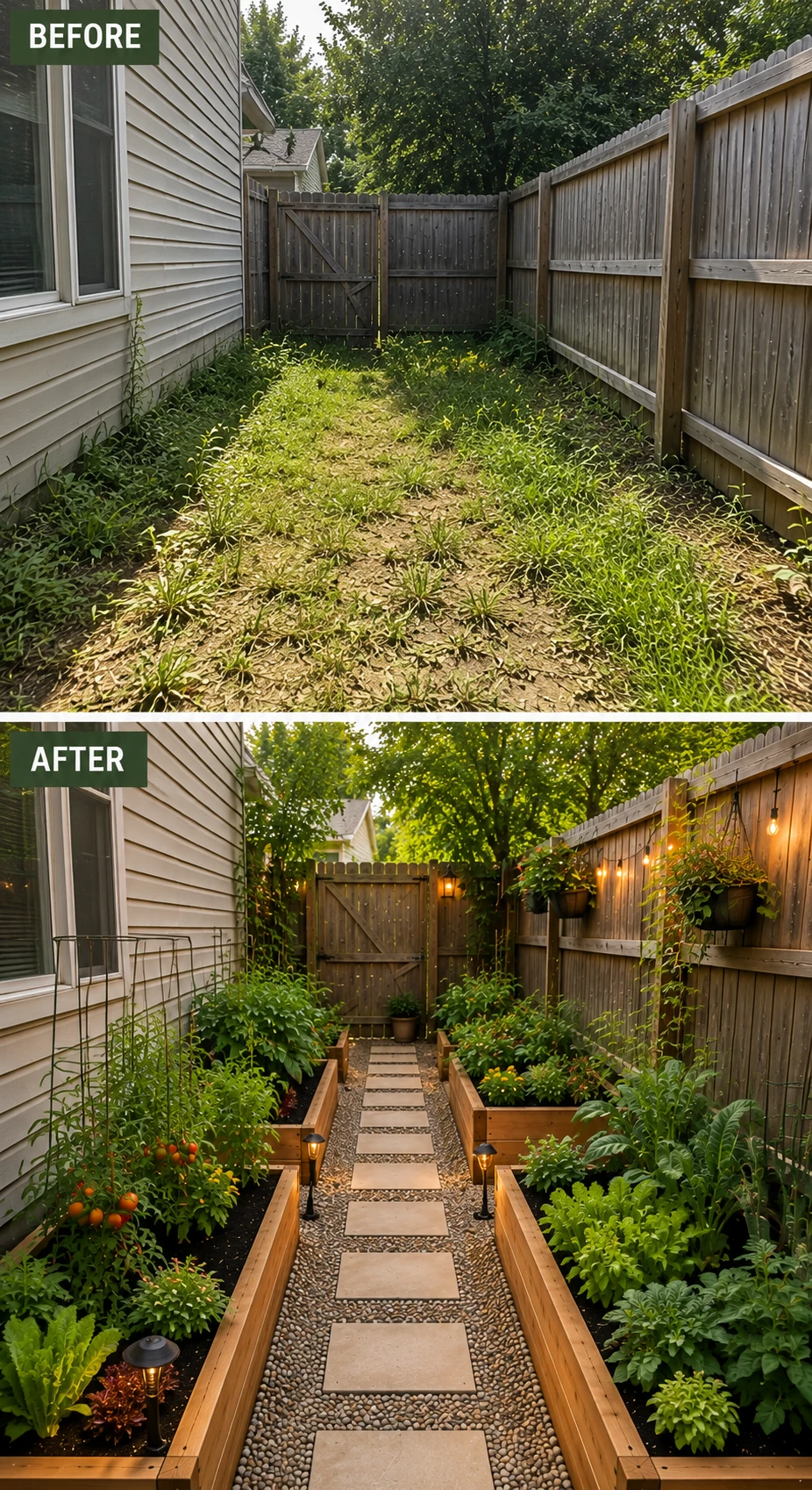 Small Backyard Layout