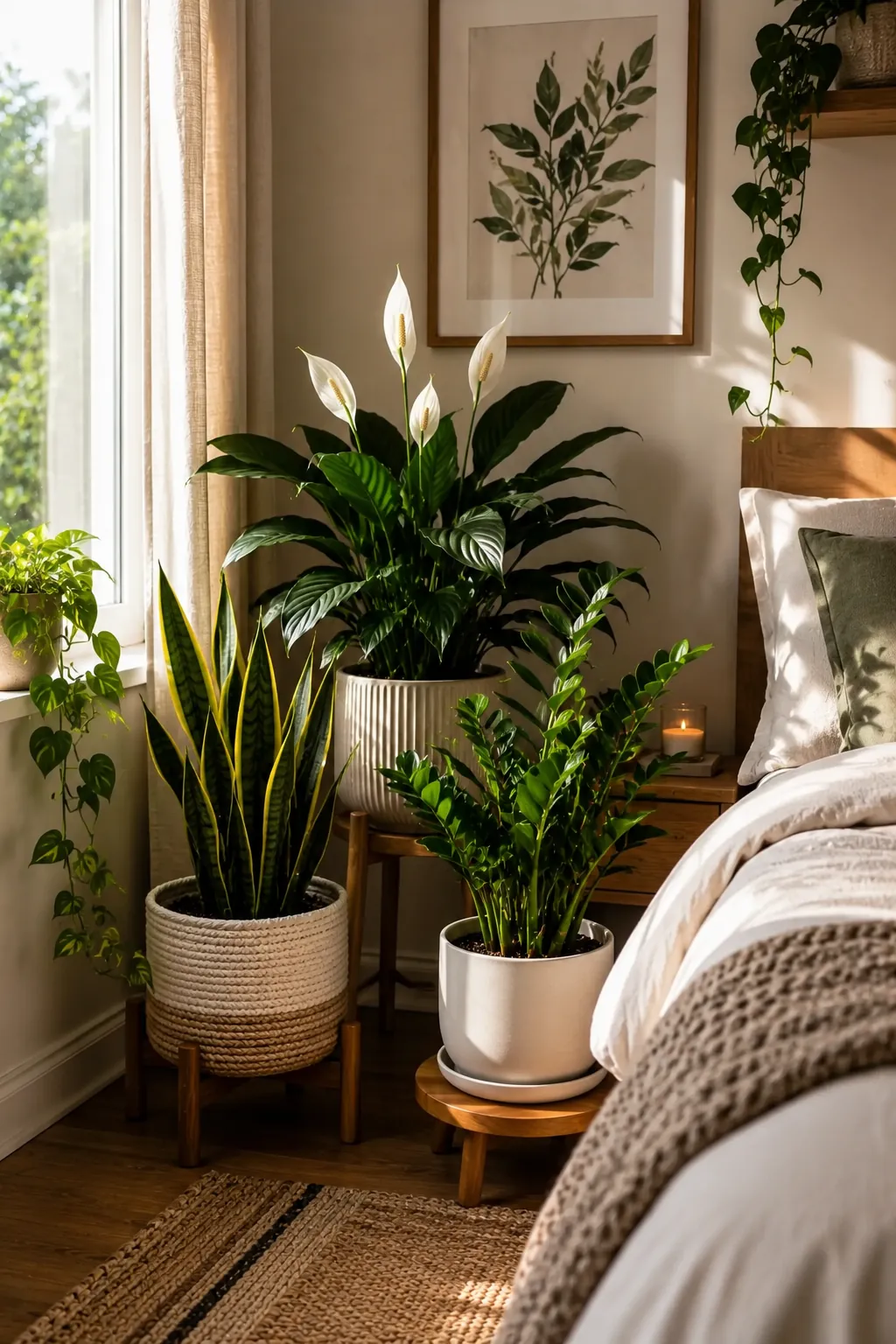 Bedroom Plant Corner