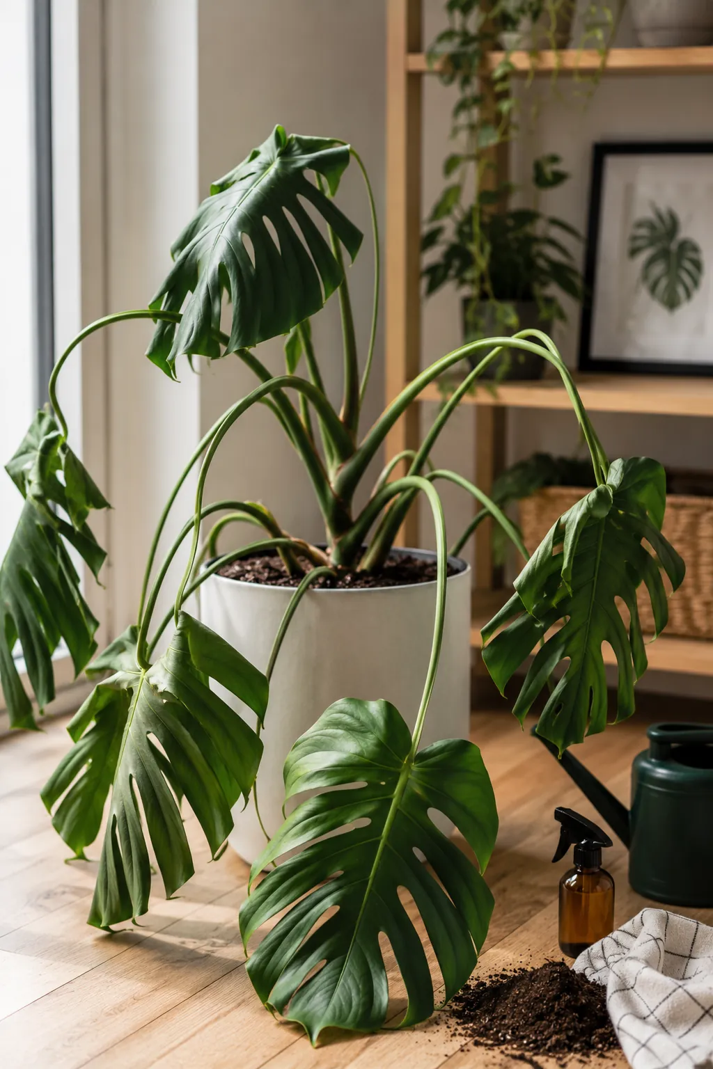 Monstera drooping leaves common reasons