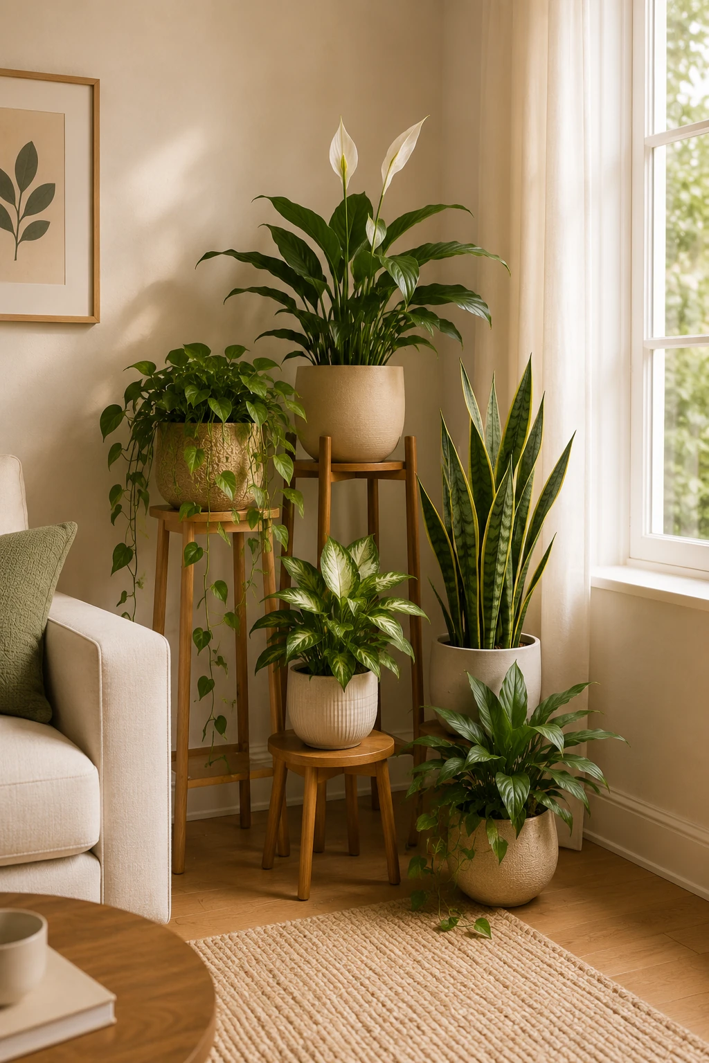 Reading Nook Plant Corner