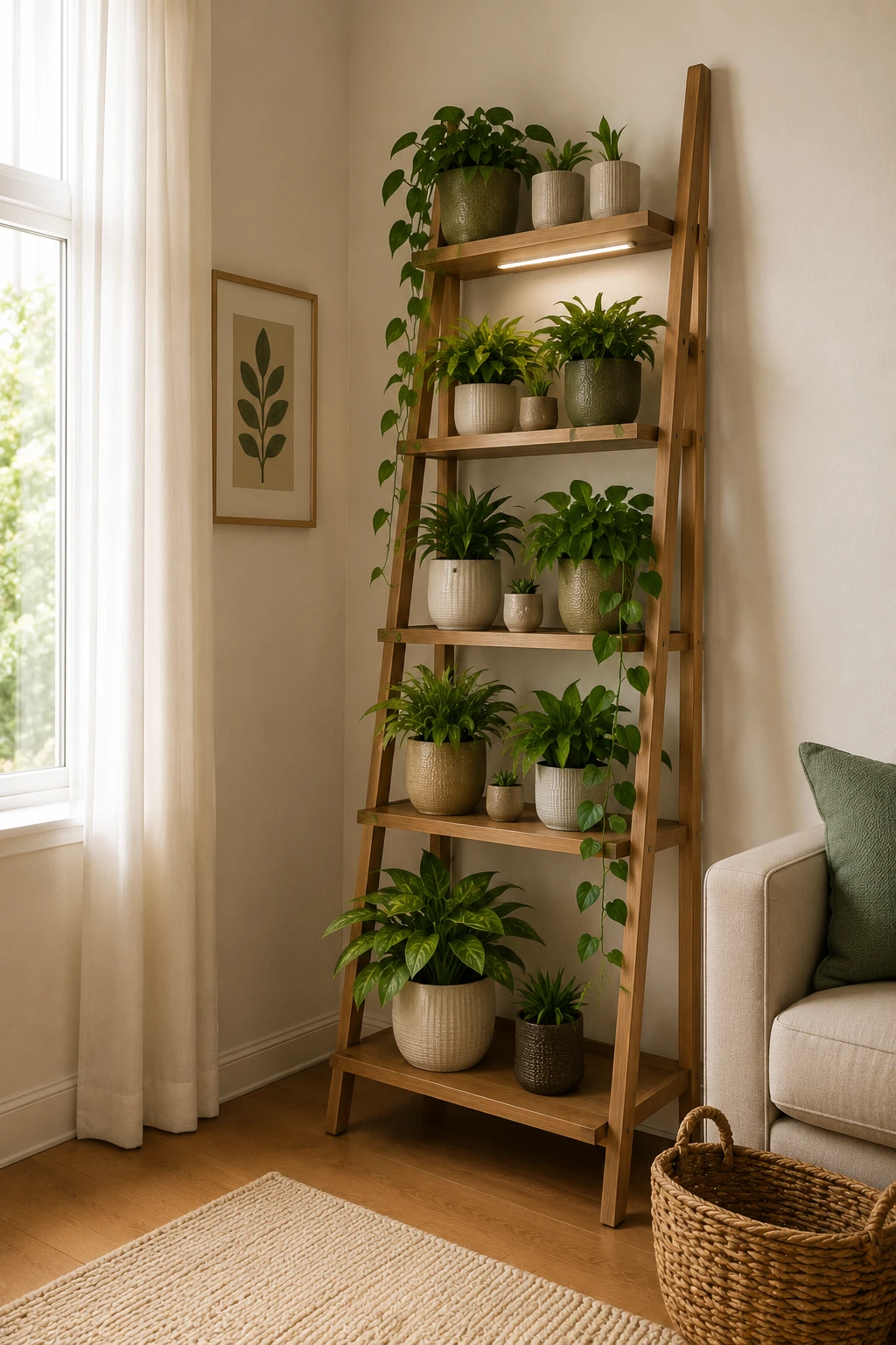 Layered Plant Stand Cluster