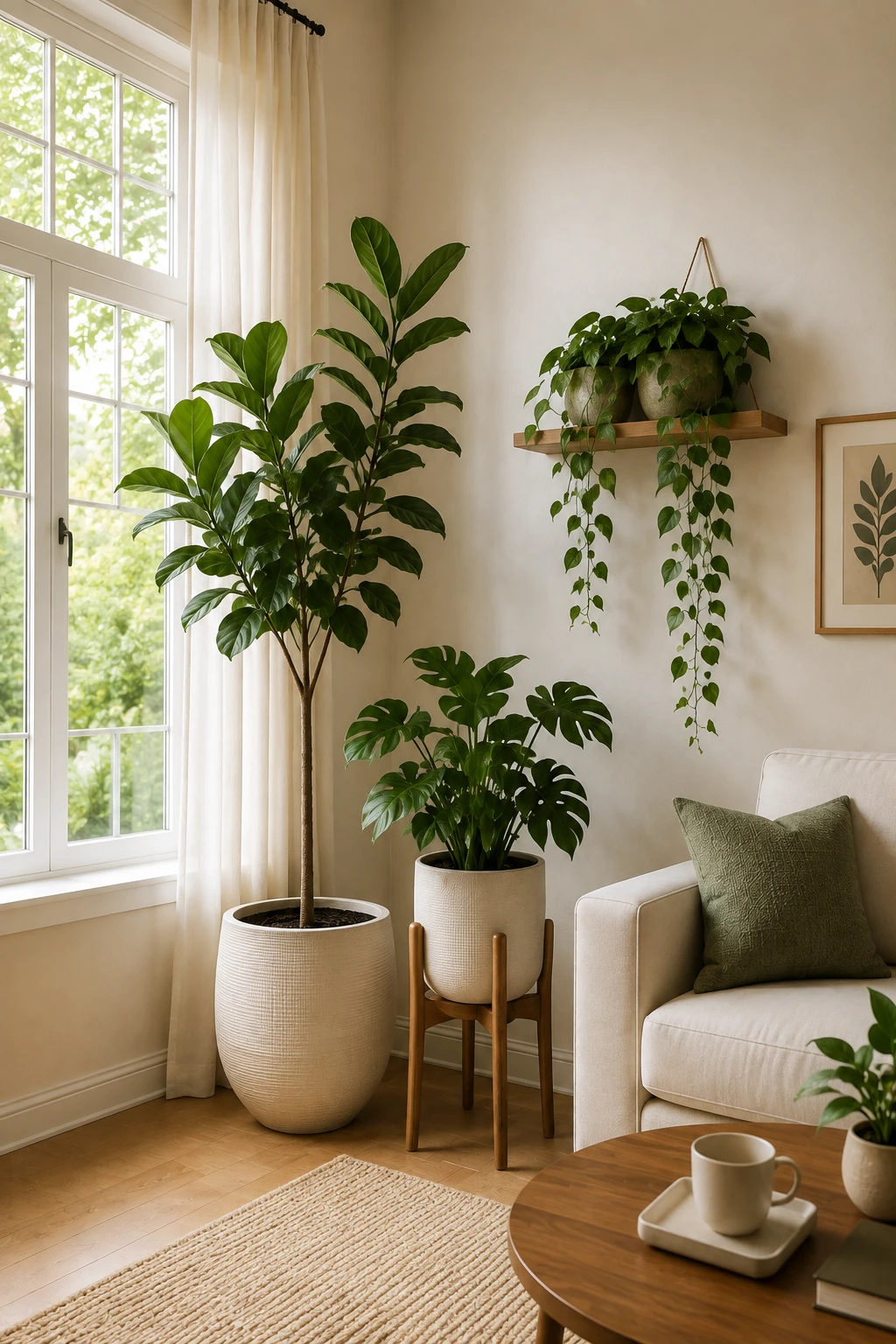 Minimalist Statement Plant Corner