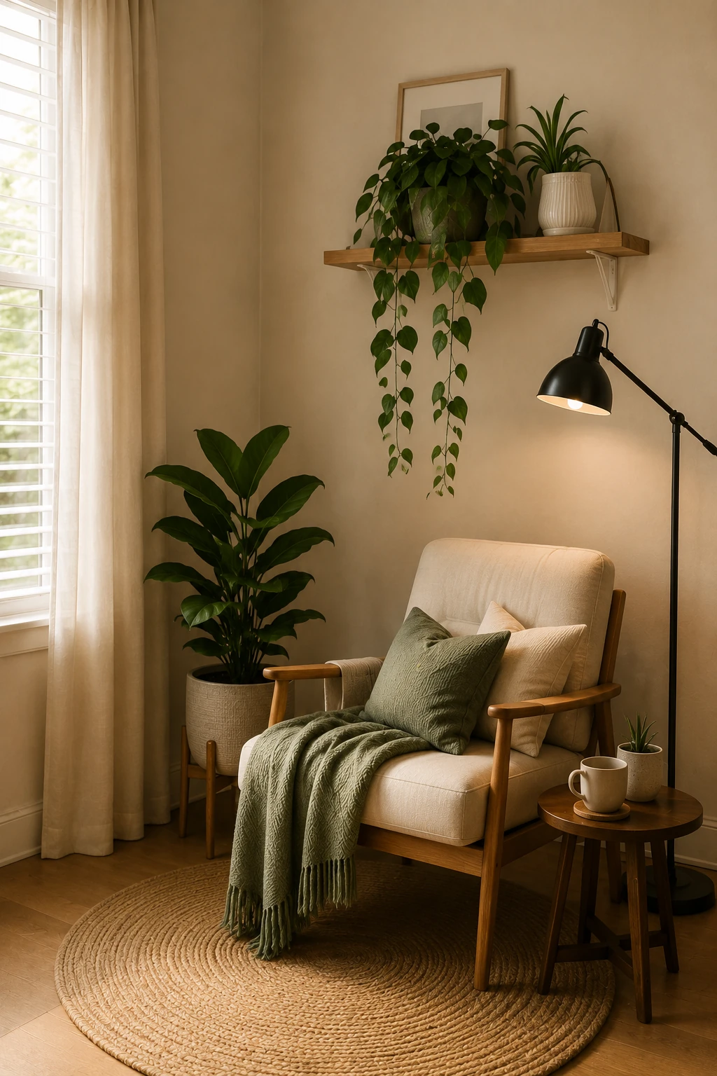 Copyable Bedroom Plant Corner