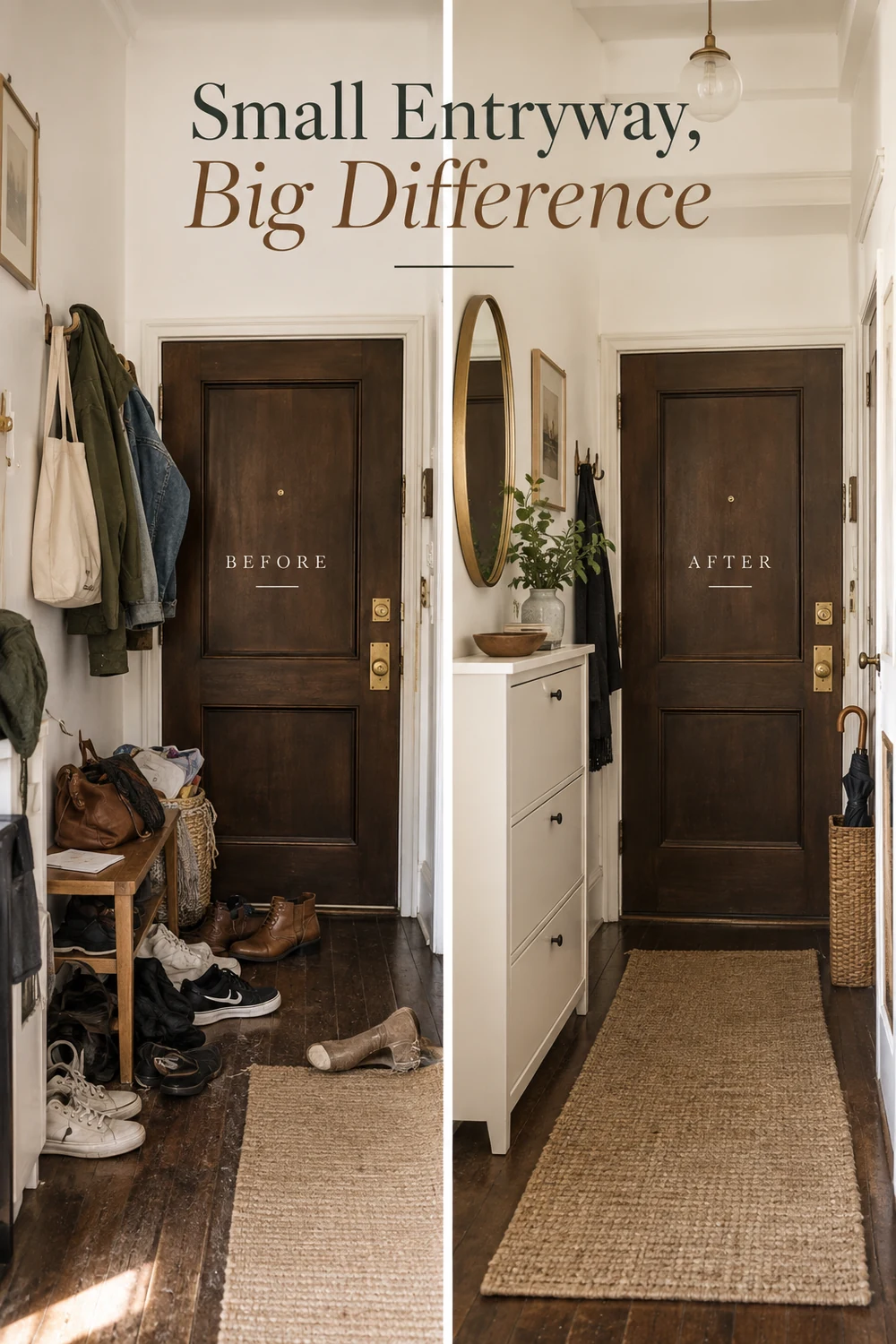 Small entryway big difference