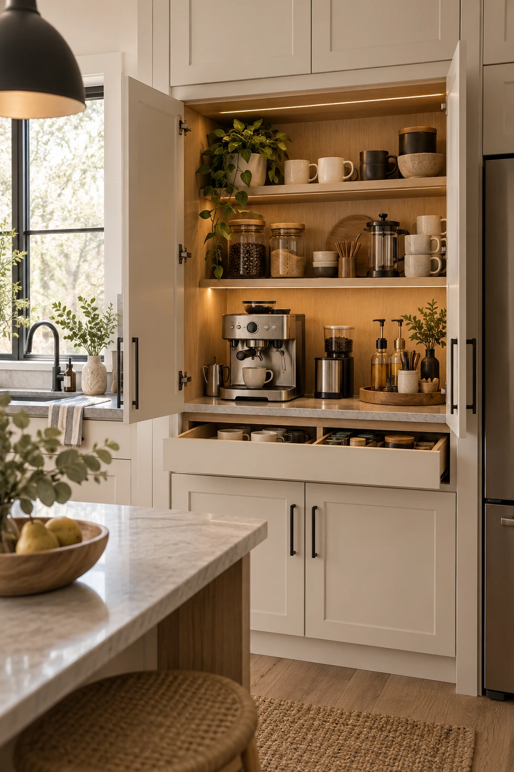 Coffee Station in a Cabinet: Ideas & Setup Guide